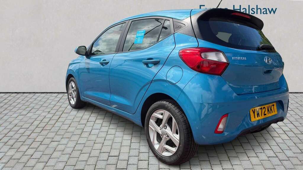 Hyundai I10 1.0 Mpi Se Connect 2022 YW72KKT Blue #4