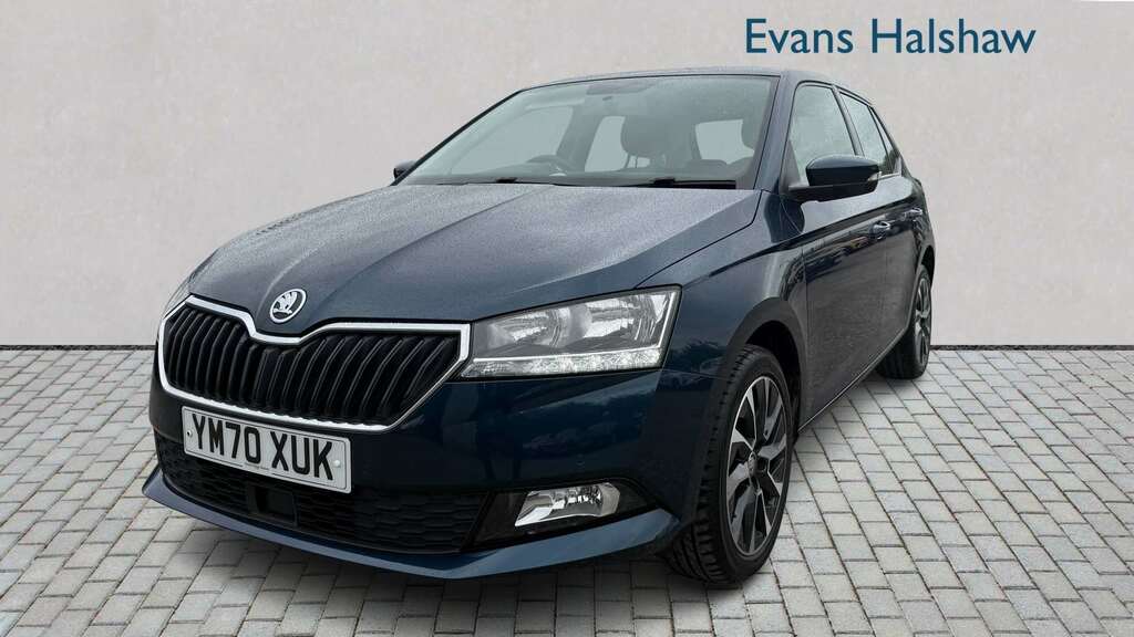Skoda Fabia 1.0 Tsi Se Drive 2021 YM70XUK Blue #3
