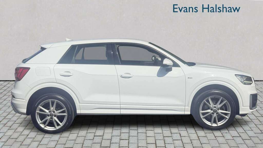 Audi Q2 1.0 Tfsi S Line 2018 DA18XXK White #4