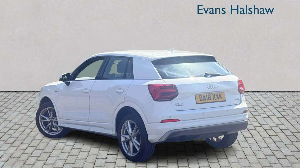 Audi Q2 1.0 Tfsi S Line 2018 DA18XXK White #2