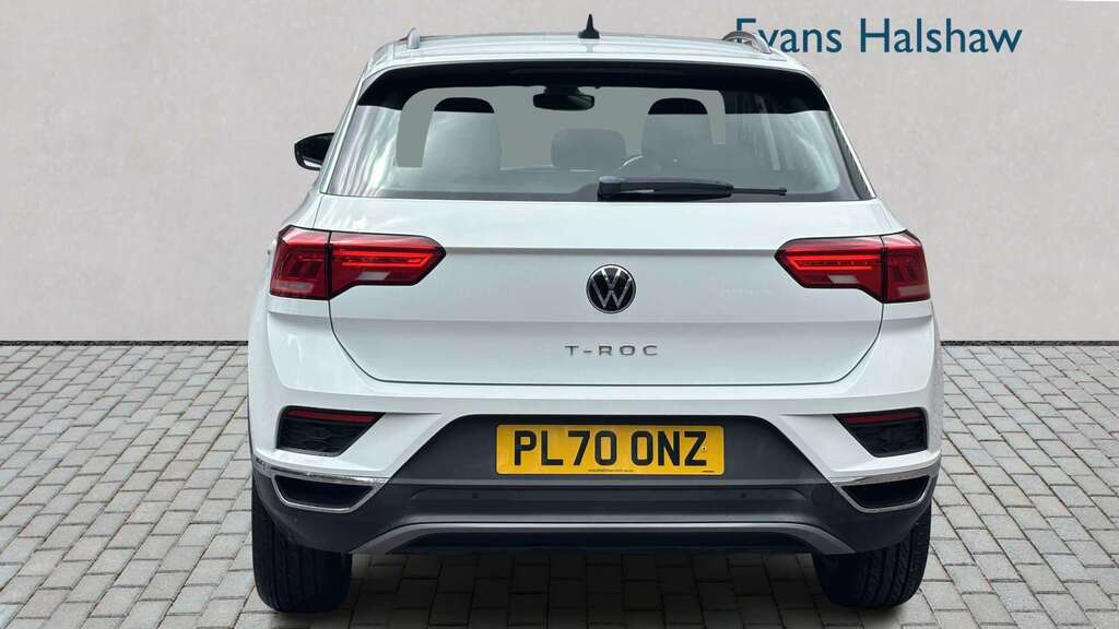 Volkswagen T-Roc 1.5 Tsi Evo Se 2020 PL70ONZ White #3