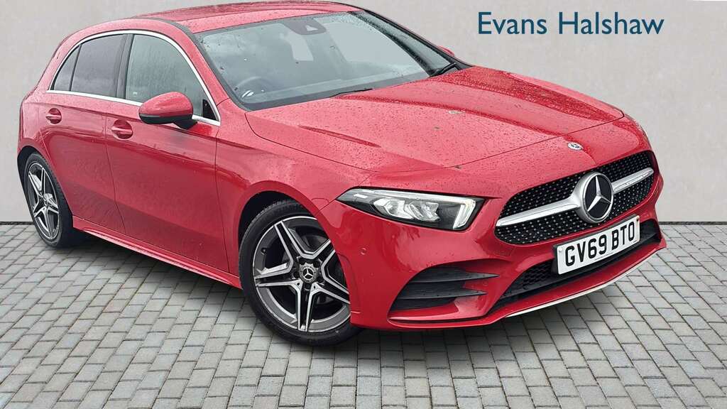 Mercedes-Benz A Class A180 Amg Line Executive 2019 GV69BTO Red #2
