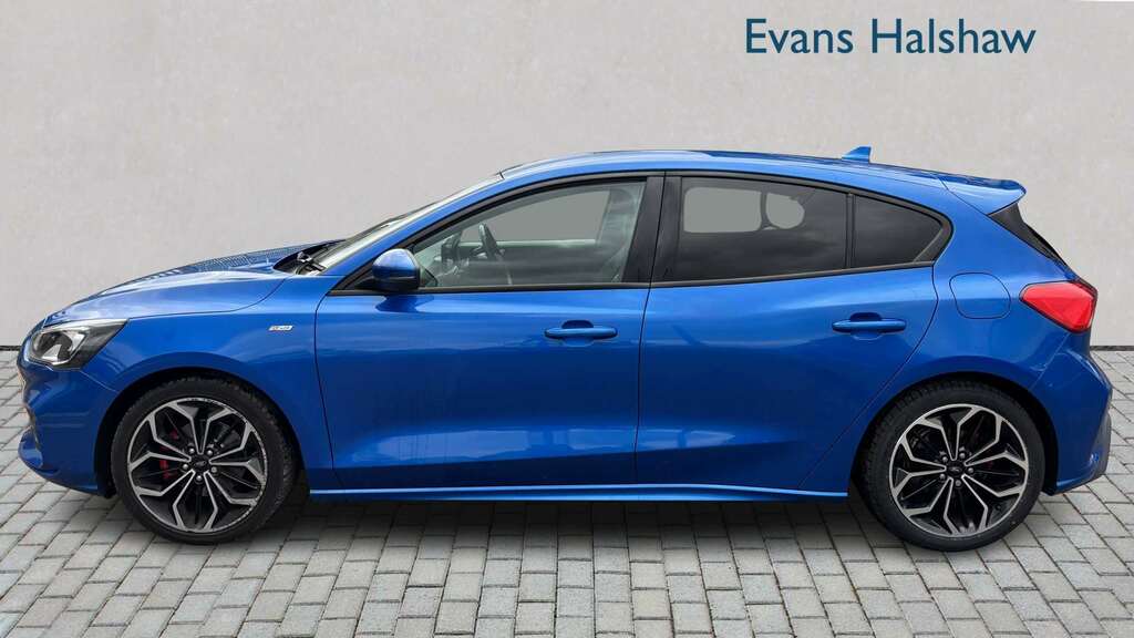 Ford Focus 1.0 Ecoboost 125 St-line X 2020 WP20JYA Blue #4