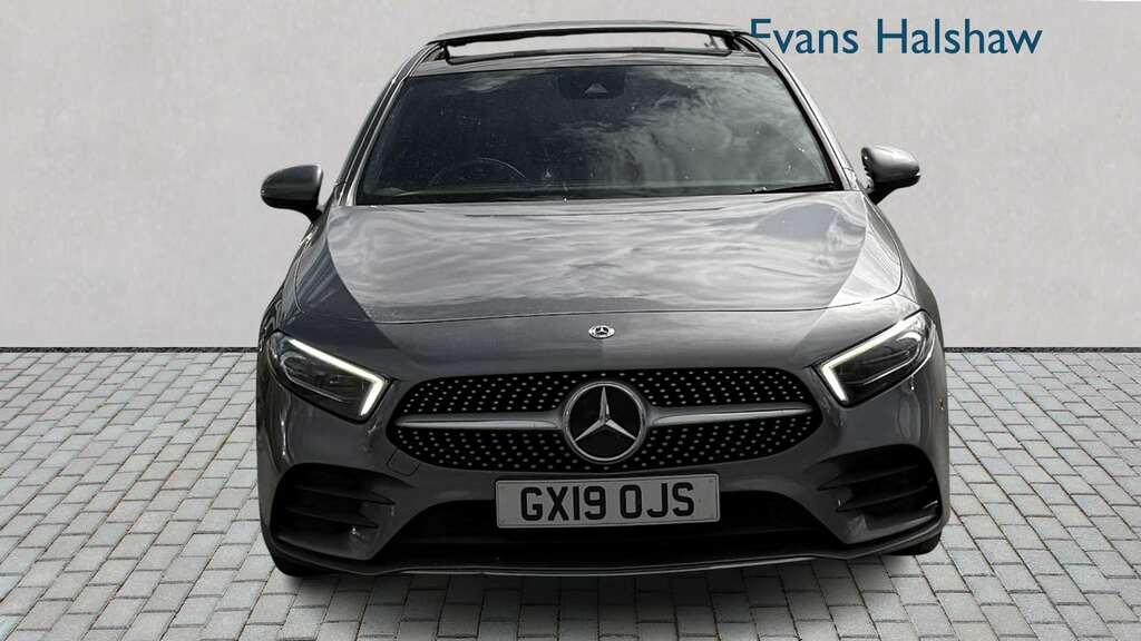 Mercedes-Benz A Class A180d Amg Line Premium Plus 2019 AJ19VED Grey #3