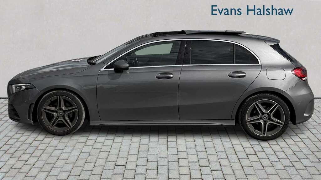 Mercedes-Benz A Class A180d Amg Line Premium Plus 2019 AJ19VED Grey #2