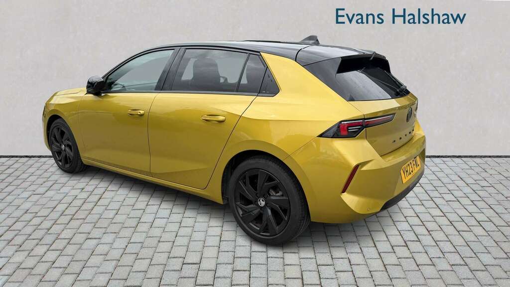 Vauxhall Astra 1.2 Turbo 130 Gs 2023 YH23FWL Yellow #4