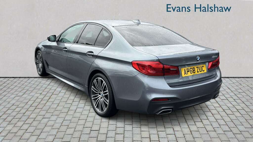 BMW 5 Series 530D M Sport 2019 AP68ZUC Blue #2