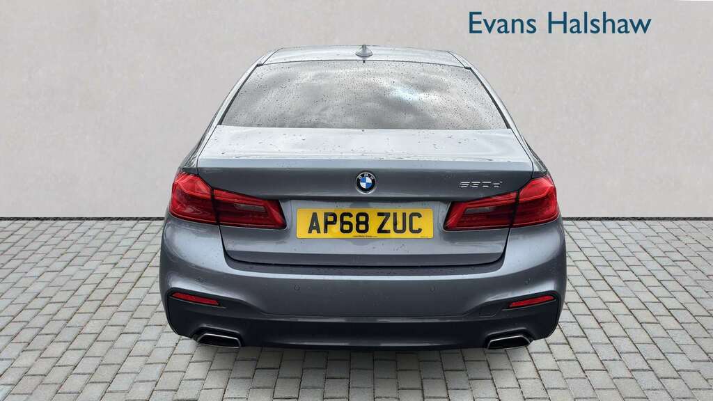 BMW 5 Series 530D M Sport 2019 AP68ZUC Blue #5