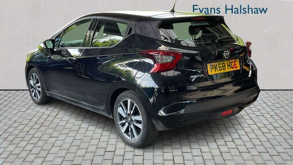 Nissan Micra 1.0 Ig 71 Acenta 2018 PK68HGE Black #2