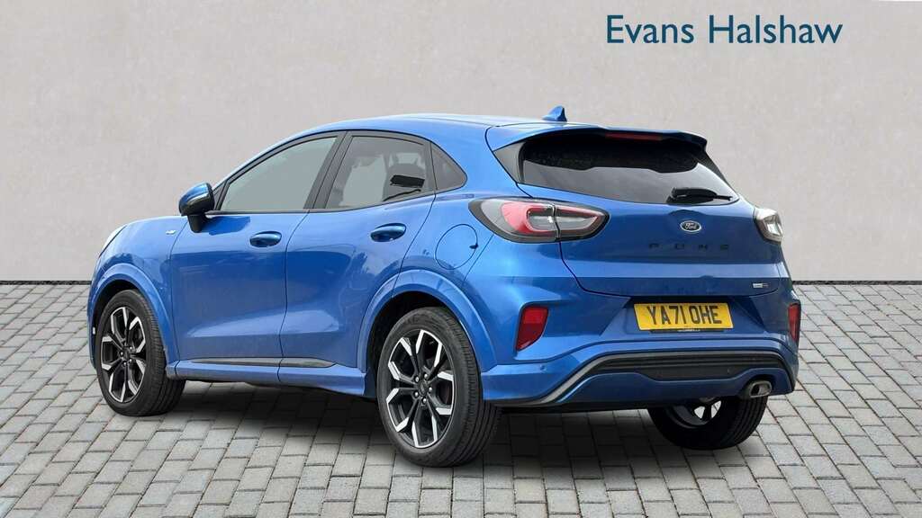 Ford Puma 1.0 Ecoboost Hybrid Mhev St-line X 2022 YA71OHE Blue #2