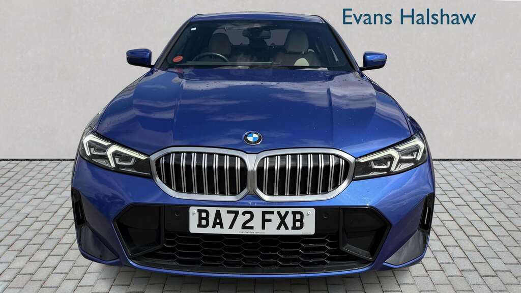 BMW 3 Series 320I M Sport Step 2022 BA72FXB Blue #3