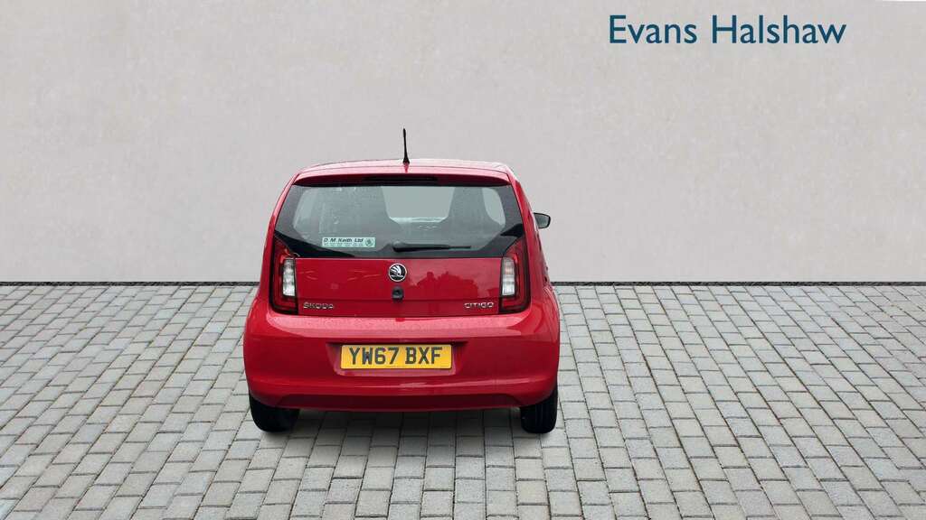 Skoda Citigo 1.0 Mpi Se 2018 YW67BXF Red #4