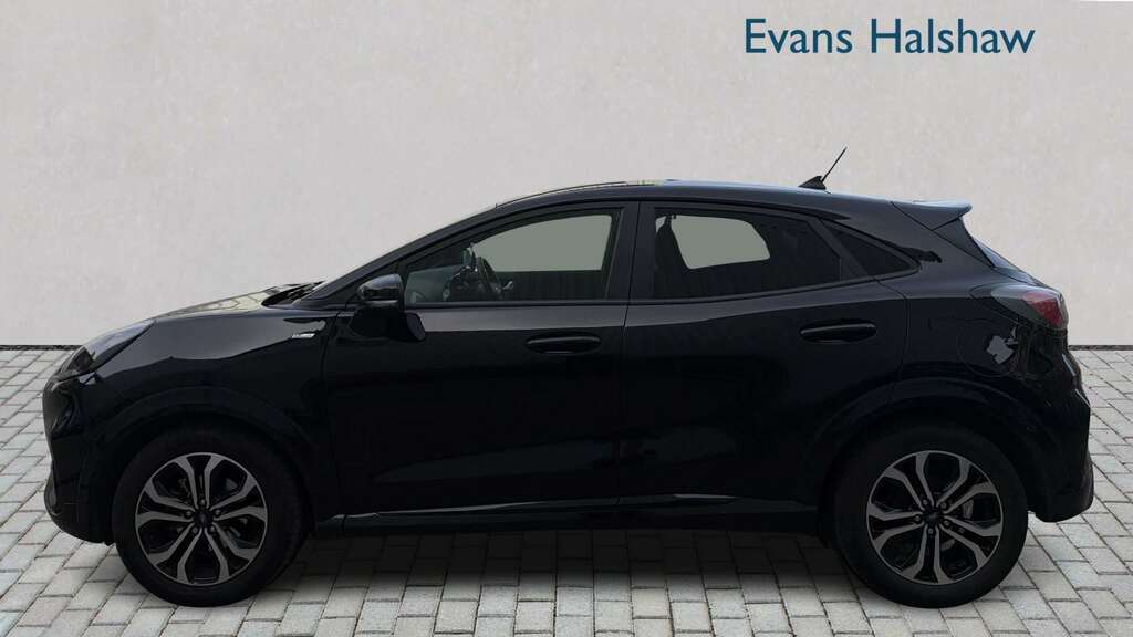 Ford Puma 1.0 Ecoboost Hybrid Mhev St-line 2023 PJ73UEY Black #4