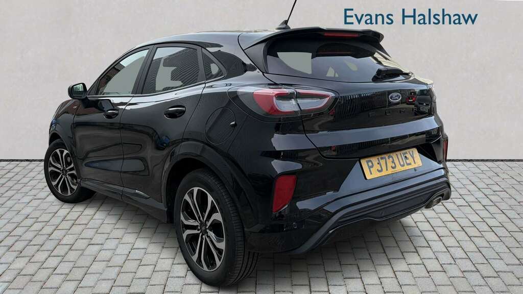 Ford Puma 1.0 Ecoboost Hybrid Mhev St-line 2023 PJ73UEY Black #2
