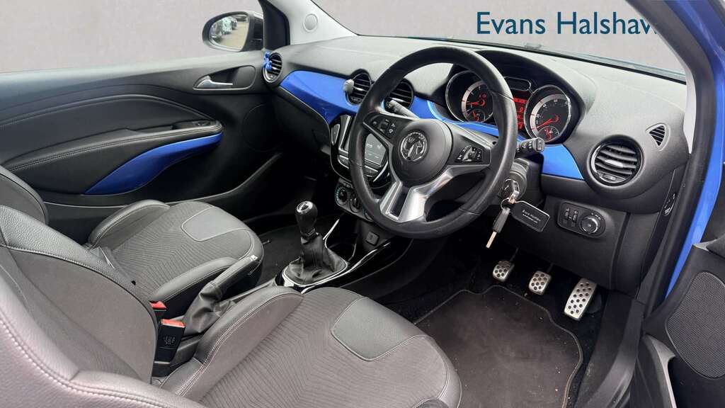 Vauxhall Adam 1.2I Energised 2018 HN18WVY Blue #6