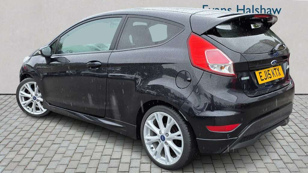 Ford Fiesta 1.0 Ecoboost 125 Zetec S 2015 EJ15KTX Black #3