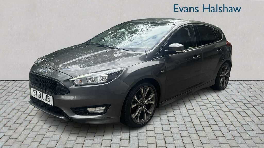 Ford Focus 1.0 Ecoboost 140 St-line Navigation 2018 ST18UUB Grey #3
