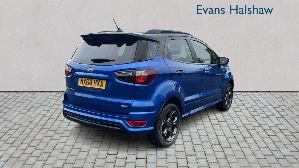 Ford Ecosport 1.0 Ecoboost 125 St-line 2018 NX68HXA Blue #3