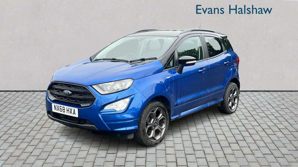 Ford Ecosport 1.0 Ecoboost 125 St-line 2018 NX68HXA Blue #6
