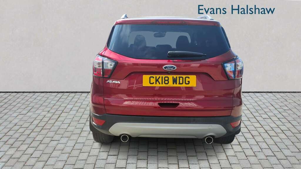 Ford Kuga 2.0 Tdci Titanium X 2Wd 2018 Red #5