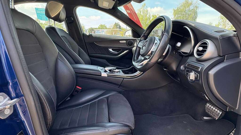 Mercedes-Benz C Class C200 Amg Line Premium 9G-tronic 2019 EA19AYZ Blue #4