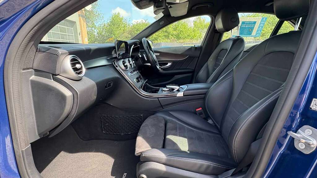 Mercedes-Benz C Class C200 Amg Line Premium 9G-tronic 2019 EA19AYZ Blue #3