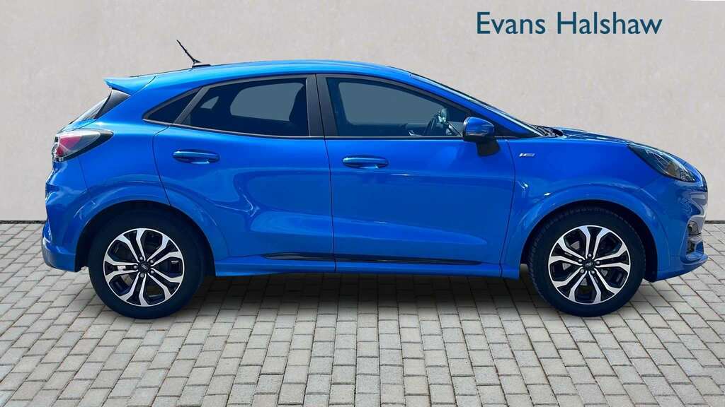 Ford Puma 1.0 Ecoboost Hybrid Mhev St-line 2023 PL73FMY Blue #4