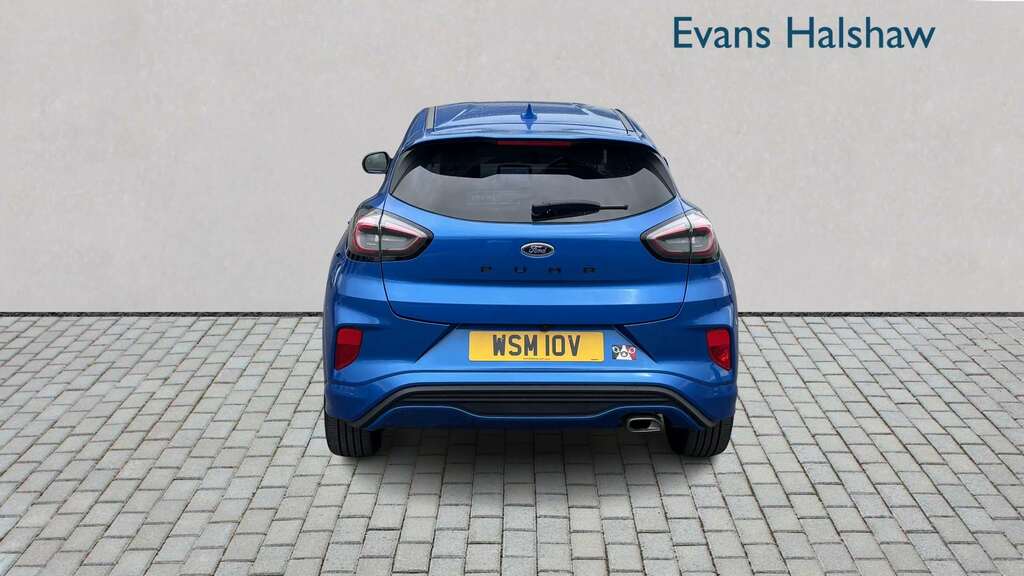 Ford Puma 1.0 Ecoboost Hybrid Mhev St-line X 2023 BA73ZGR Blue #4