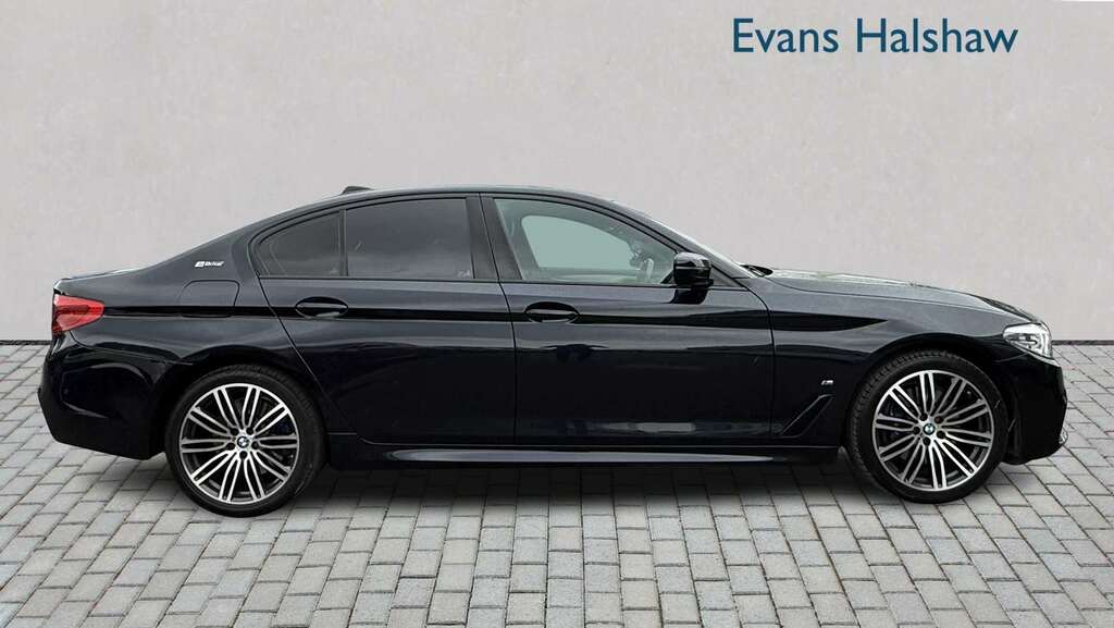 BMW 5 Series 530E M Sport 2018 MA68VRL Black #3