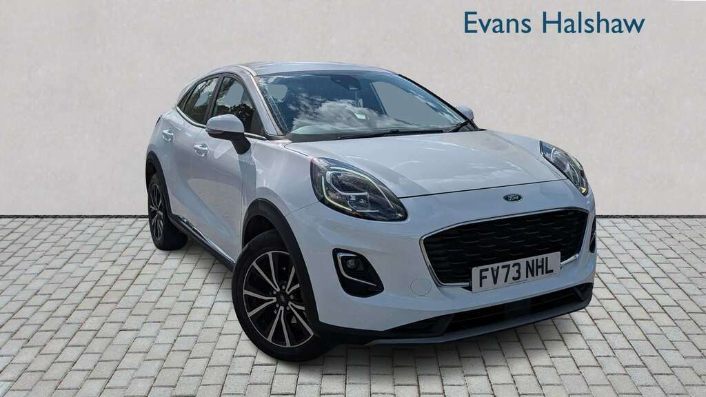 Ford Puma 1.0 Ecoboost Hybrid Mhev Titanium Dct 2023 FV73NHL White