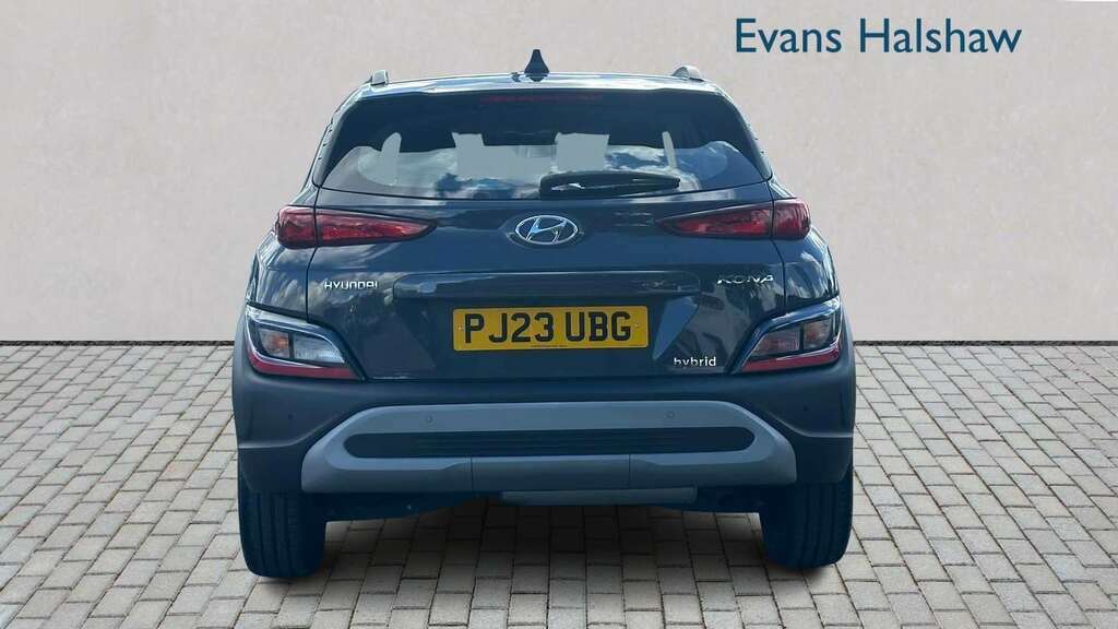 Hyundai Kona 1.6 Gdi Hybrid Se Connect Dct 2023 PJ23UBG Grey #5