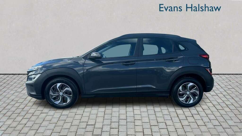 Hyundai Kona 1.6 Gdi Hybrid Se Connect Dct 2023 PJ23UBG Grey #4