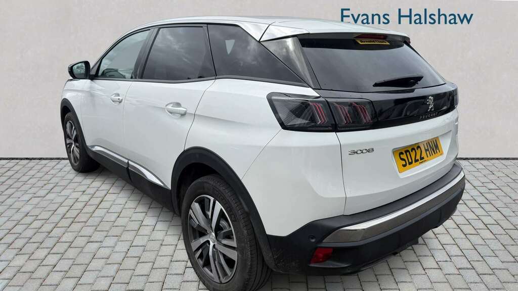 Peugeot 3008 1.2 Puretech Allure Eat8 2022 SD22HNM White #4