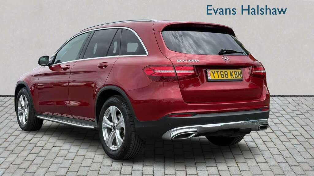 Mercedes-Benz GLC Class 220D 4Matic Sport 9G-tronic 2018 YT68KBN Red #2