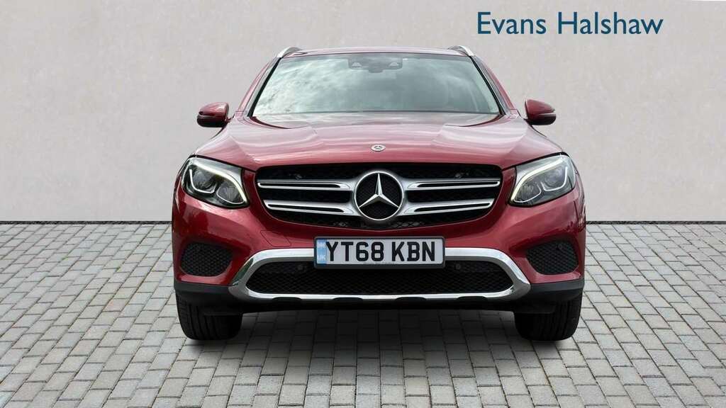 Mercedes-Benz GLC Class 220D 4Matic Sport 9G-tronic 2018 YT68KBN Red #4