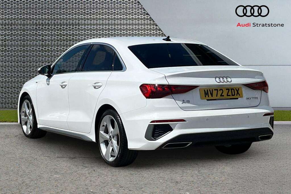 Audi A3 30 Tfsi S Line 2022 MV72ZDX White #2