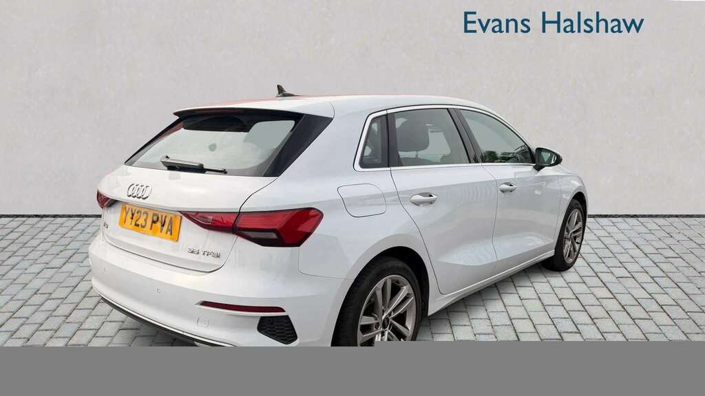 Audi A3 35 Tfsi Sport 2023 YY23PVA White #3