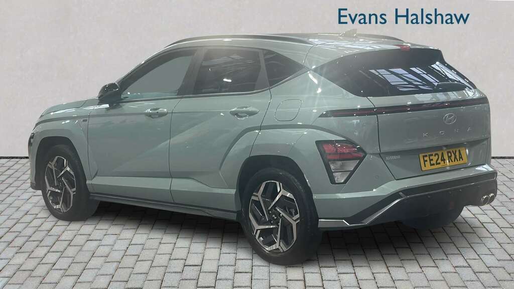 Hyundai Kona 1.6 Gdi Hybrid N Line Dct 2024 FE24RXA Green #2