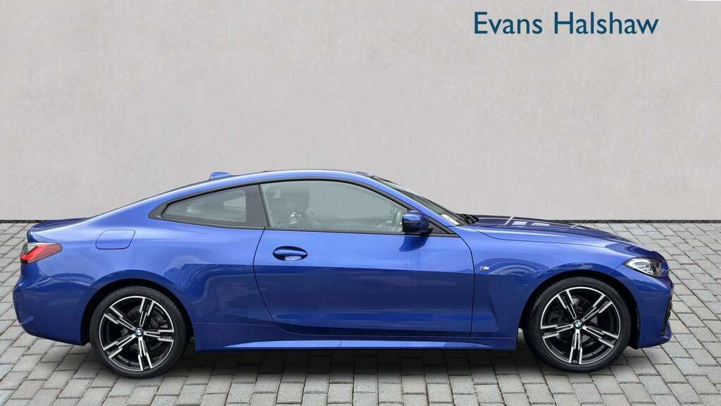 BMW 4 Series 420D Mht M Sport Step 2022 Blue #4