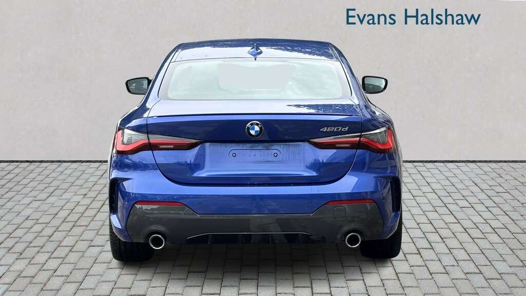 BMW 4 Series 420D Mht M Sport Step 2022 Blue #2