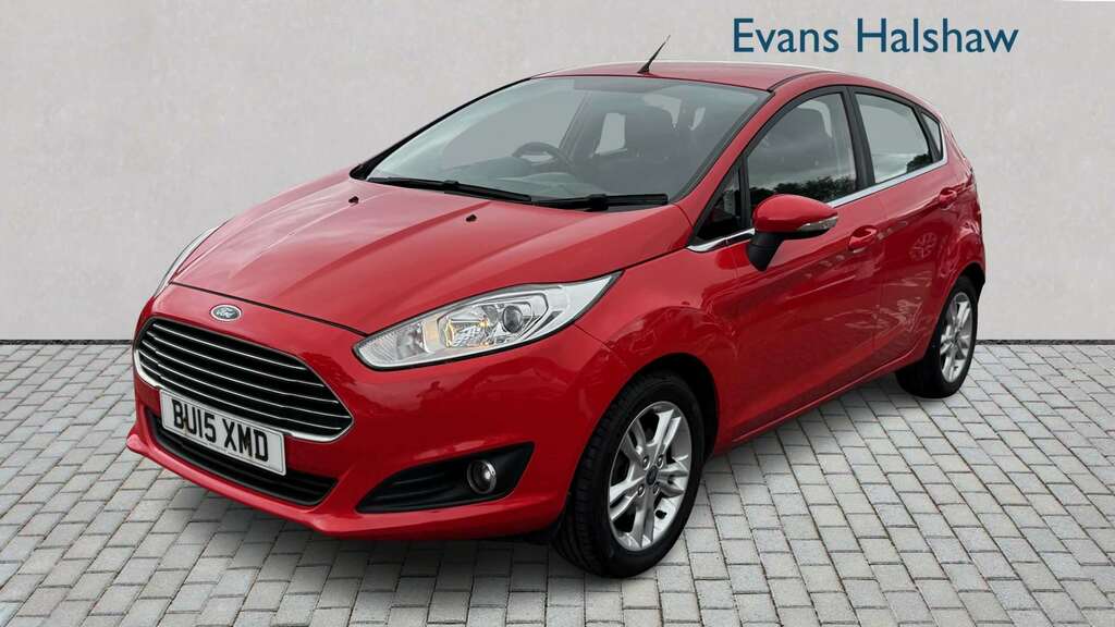 Ford Fiesta 1.0 Ecoboost Zetec 2015 BU15XMD Red #2