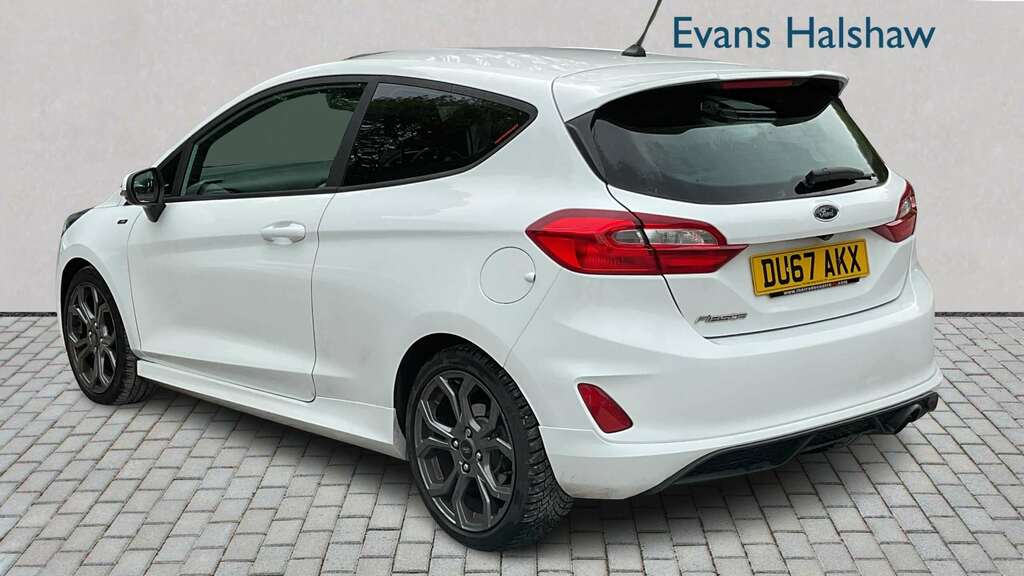 Ford Fiesta 1.0 Ecoboost St-line 2017 DU67AKX White #2