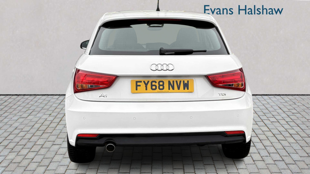 Audi A1 1.6 Tdi Sport Nav 2018 FY68NUW White #3