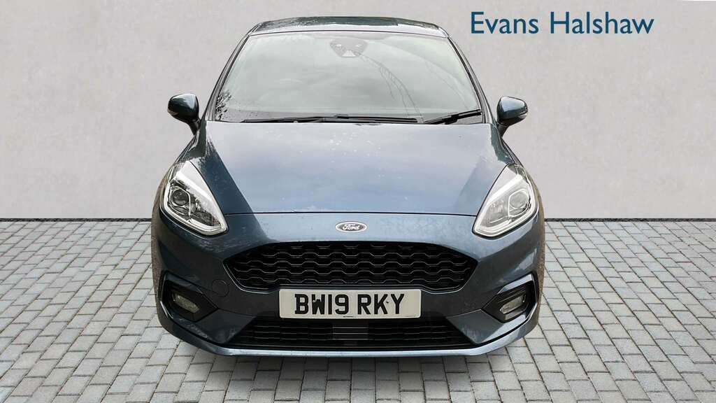 Ford Fiesta 1.0 Ecoboost 125 St-line 2019 BW19RKY Blue #4
