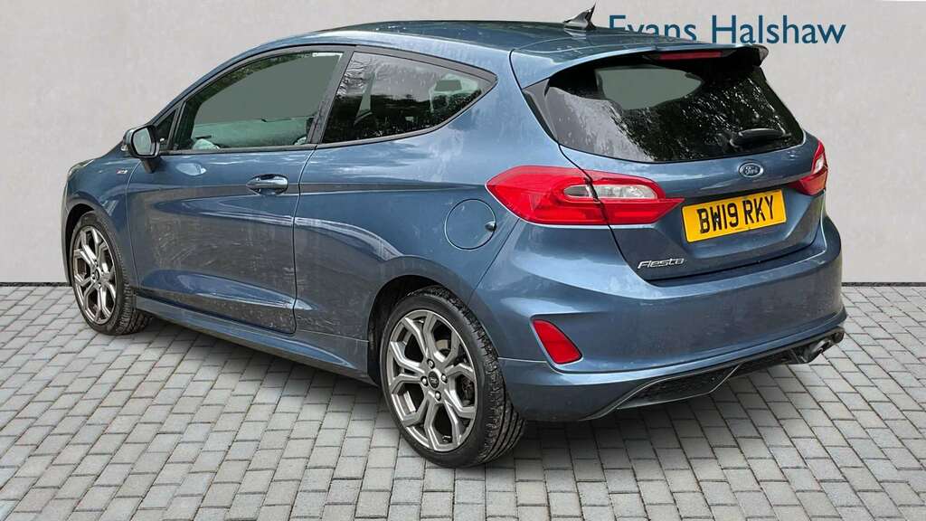 Ford Fiesta 1.0 Ecoboost 125 St-line 2019 BW19RKY Blue #2