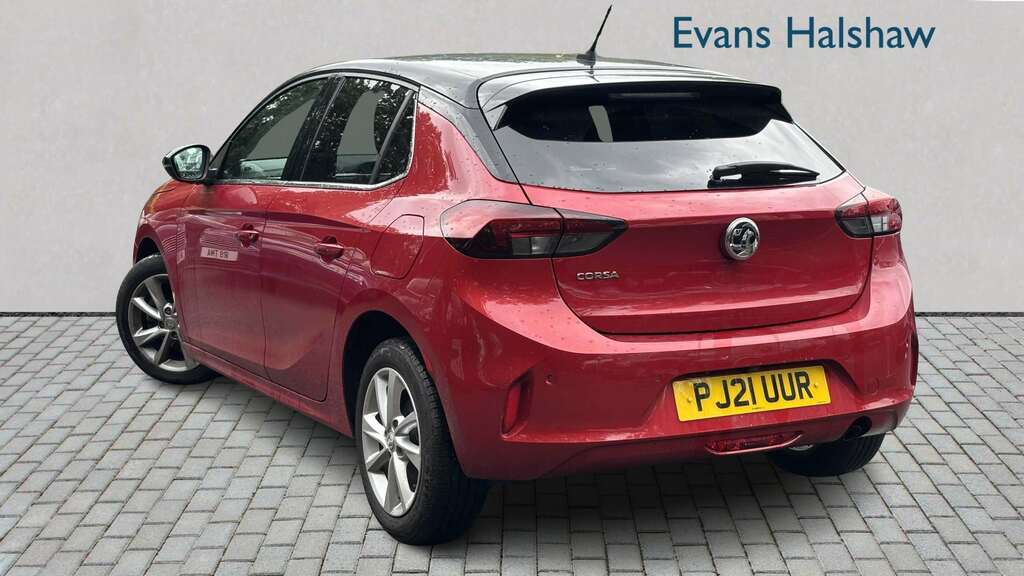 Vauxhall Corsa 1.2 Turbo Elite 2021 PJ21UUR Red #2
