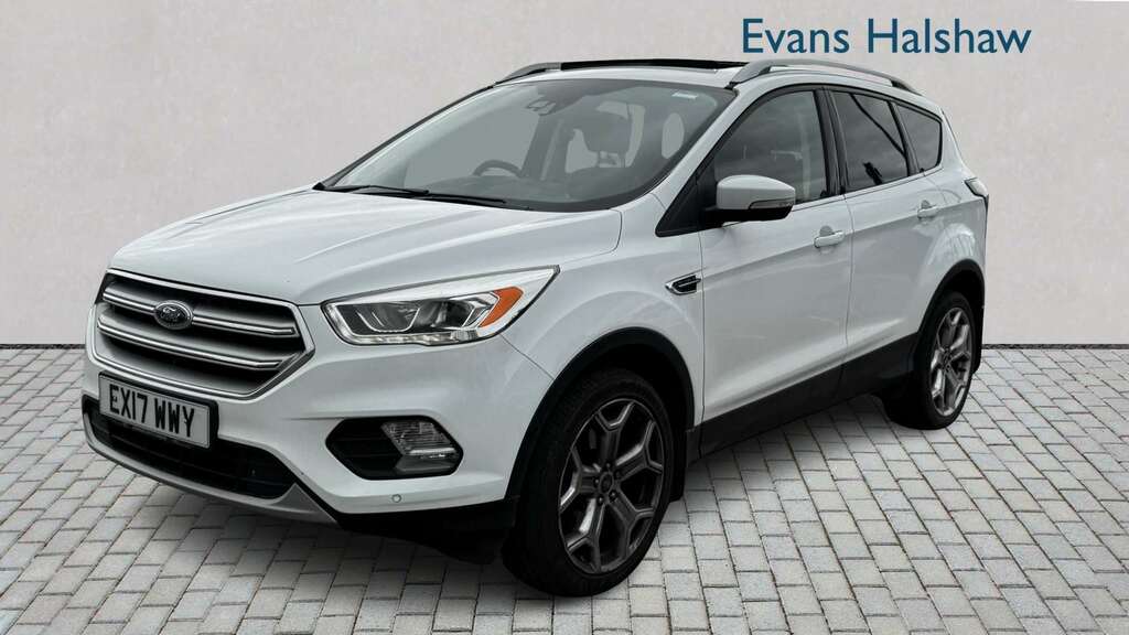 Ford Kuga 2.0 Tdci Titanium 2Wd 2017 EX17WWY White #3