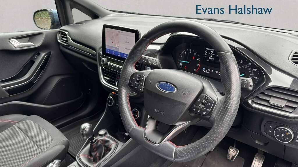 Ford Fiesta 1.0 Ecoboost Hybrid Mhev 125 St-line Edition 2 PF70OXK Blue #2