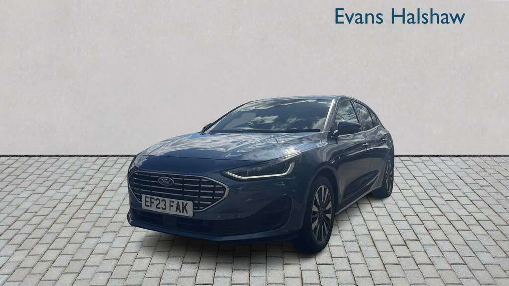 Ford Focus 1.0 Ecoboost Hybrid Mhev Titanium X 2023 EF23FAK Blue #6