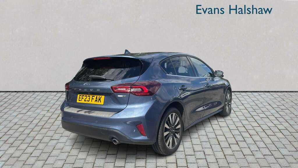 Ford Focus 1.0 Ecoboost Hybrid Mhev Titanium X 2023 EF23FAK Blue #2
